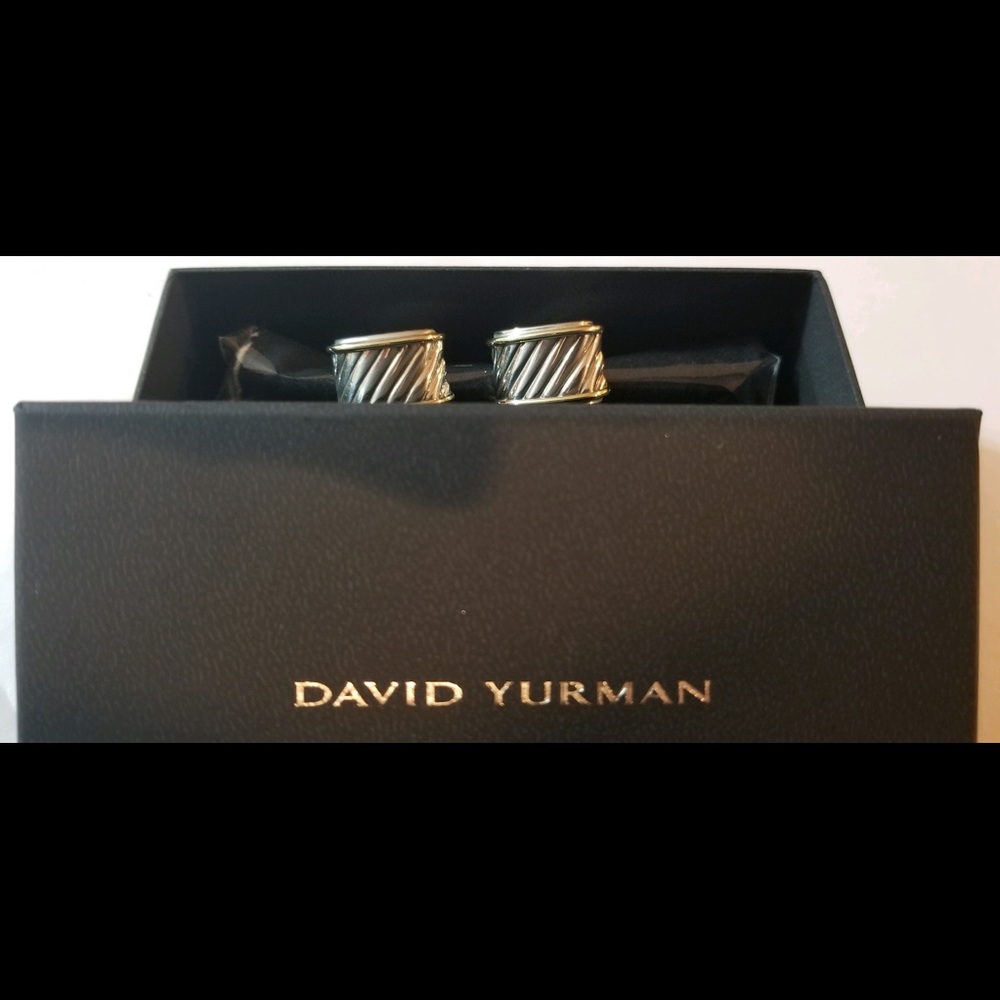 David Yurman Cable Cigar cufflinks.